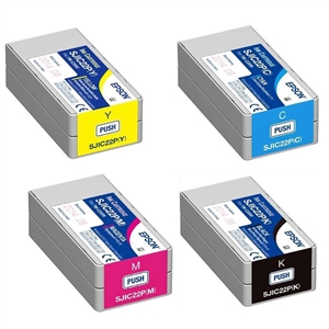 Full set of ink cartridges for Epson ColorWorks C3500